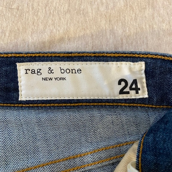 rag & bone high rise ankle skinny jeans [size 24] - Picture 3 of 5